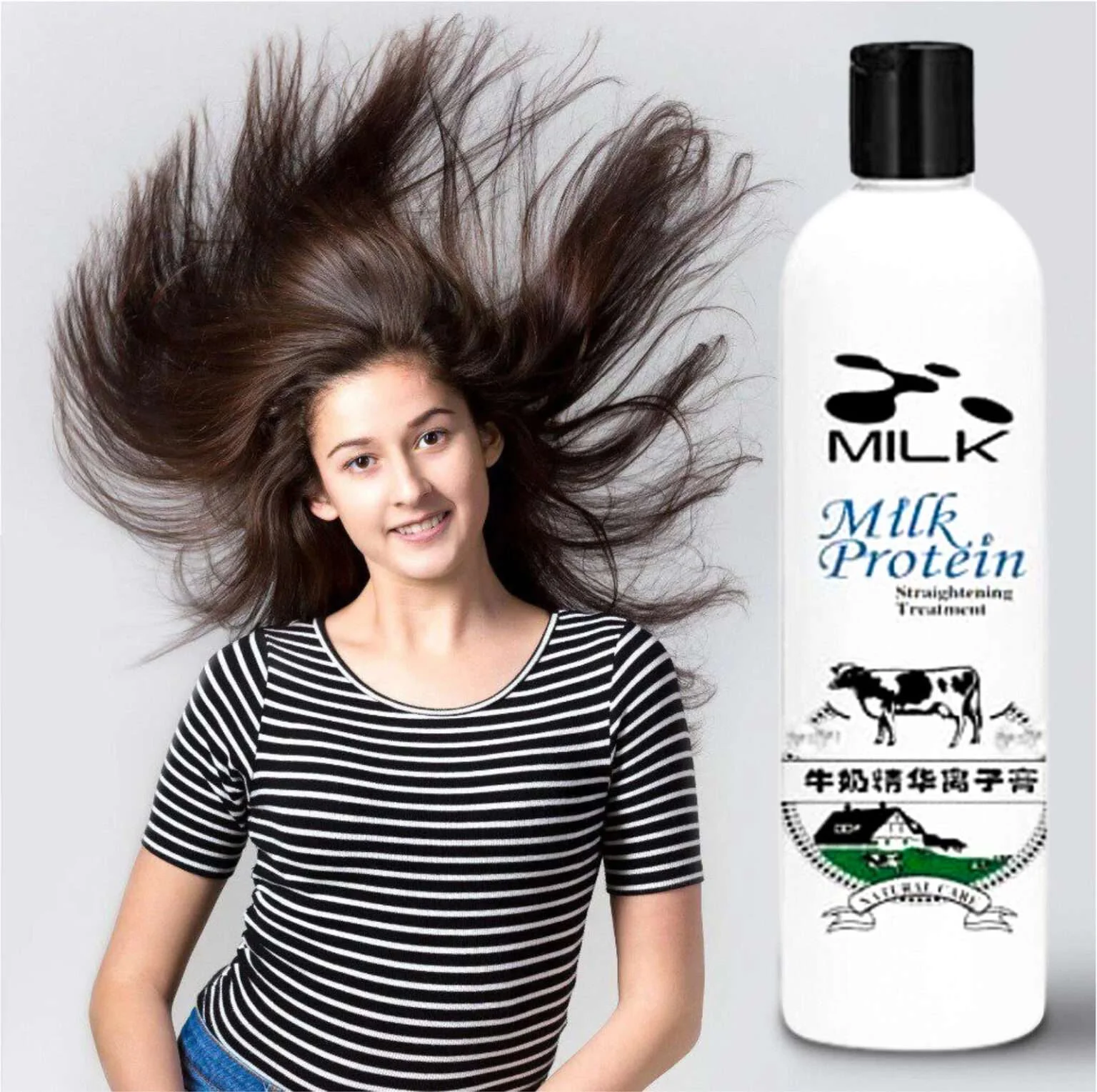 Milk Protein Hair Straightener Cream