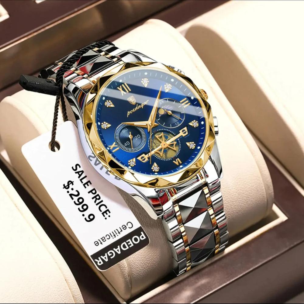 POEDAGAR 615 Luxury Men Watches Business Top Brand Man Wristwatch